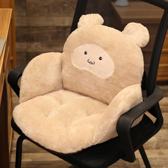 Assorted Animal and Plant Plush Chair Cushion