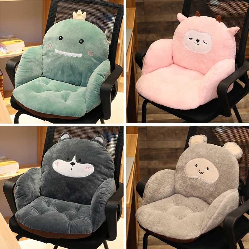 Assorted Animal and Plant Plush Chair Cushion