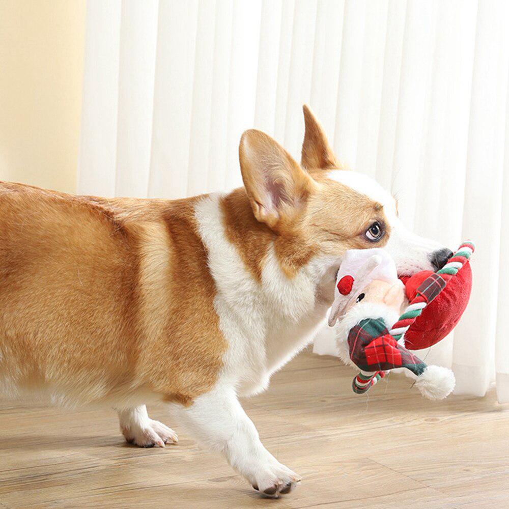 Assorted Christmas Dog Toy Plush