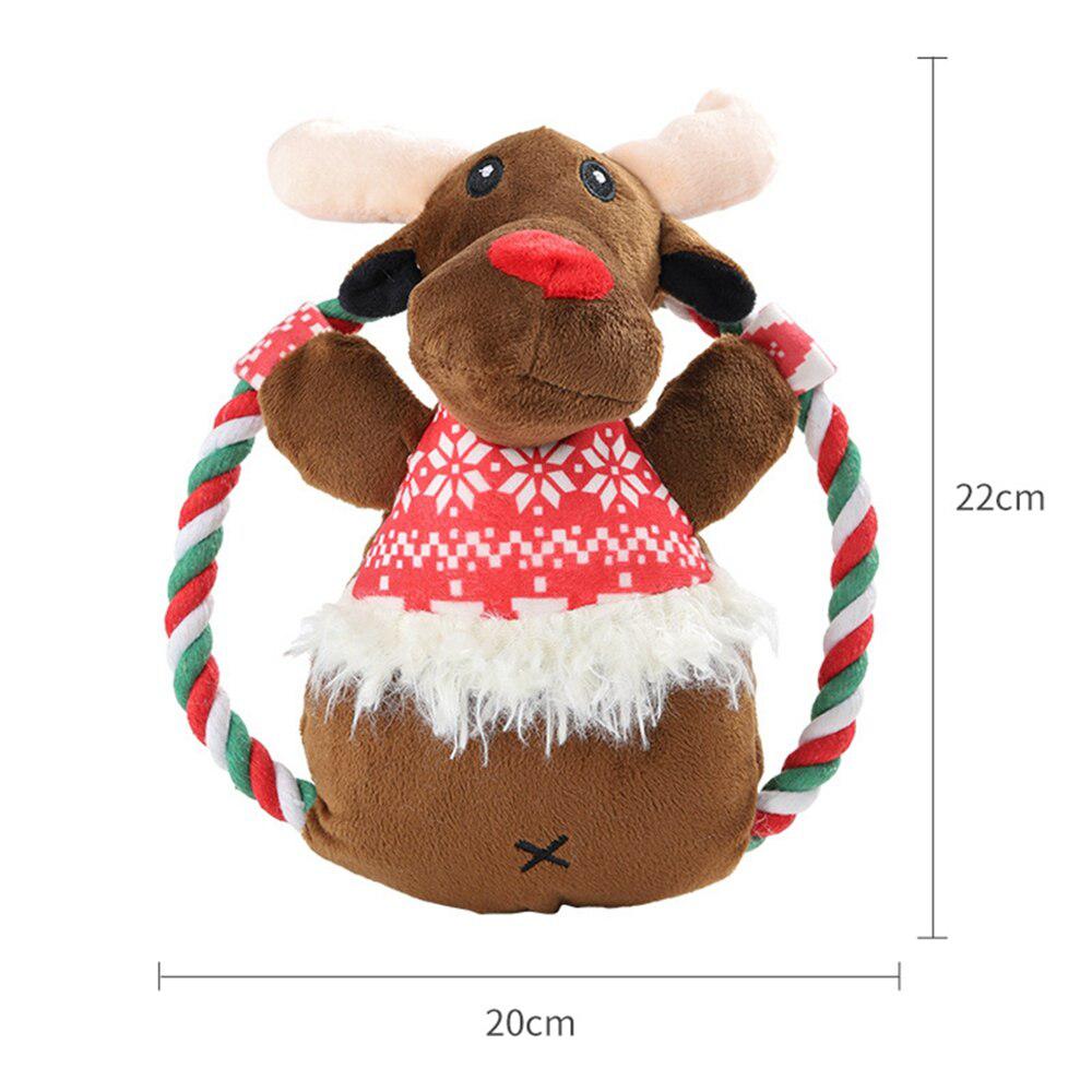 Assorted Christmas Dog Toy Plush