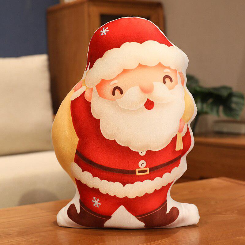 Assorted Contoured Christmas Plush