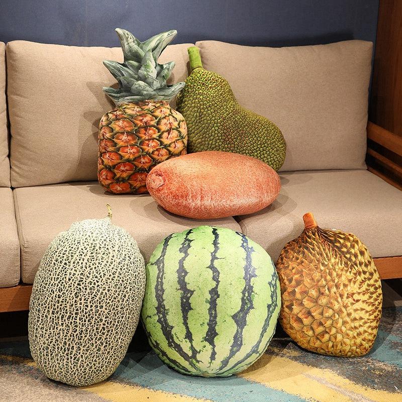 Assorted Realistic Fruit Plush
