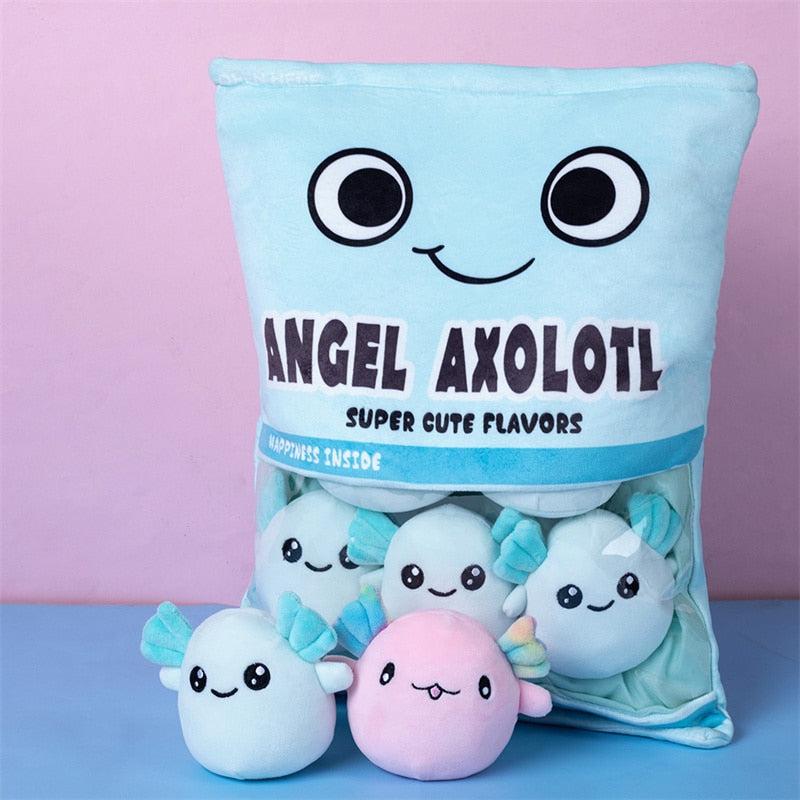 Axolotl Plush Bag
