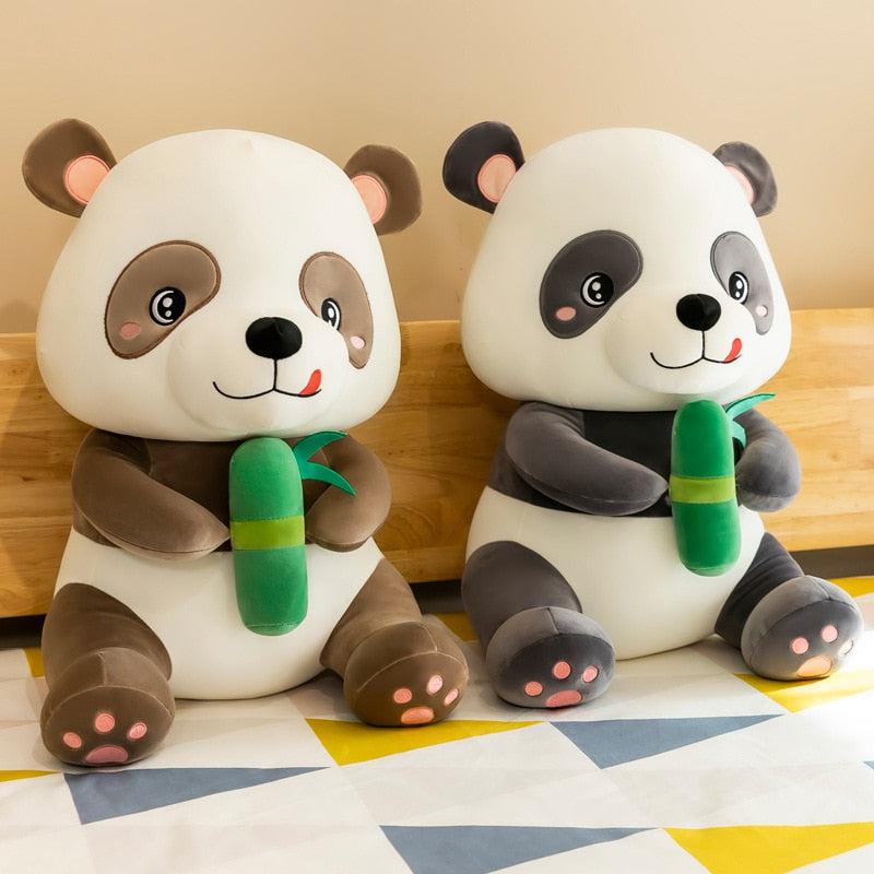 Bamboo Holding Panda Plush