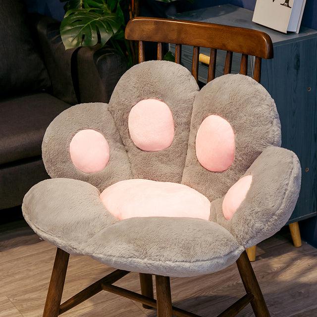 Cat Paw Plush Chair Cushion