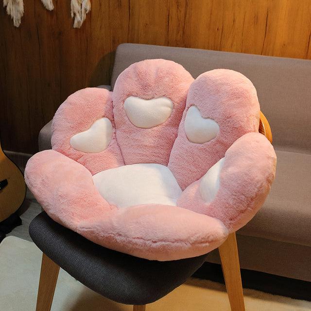 Cat Paw Plush Chair Cushion