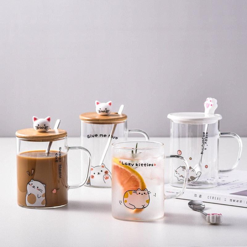 Cat/Unicorn Mug with Spoon