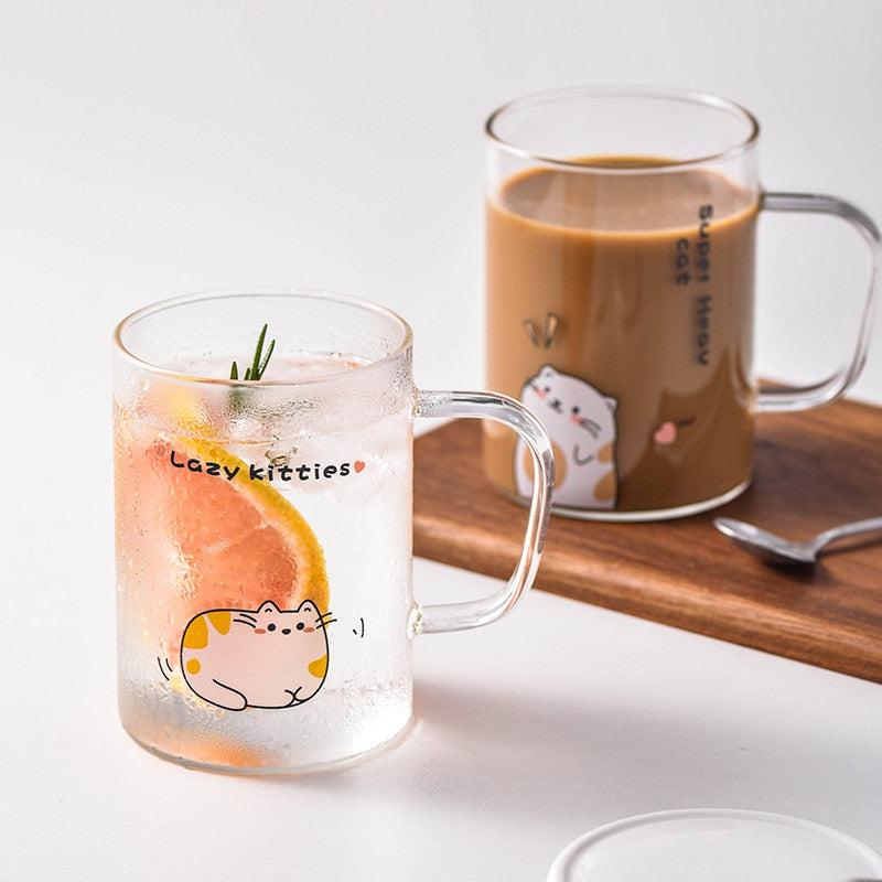 Cat/Unicorn Mug with Spoon