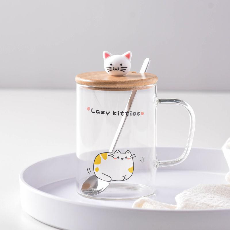 Cat/Unicorn Mug with Spoon