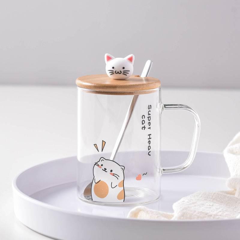 Cat/Unicorn Mug with Spoon