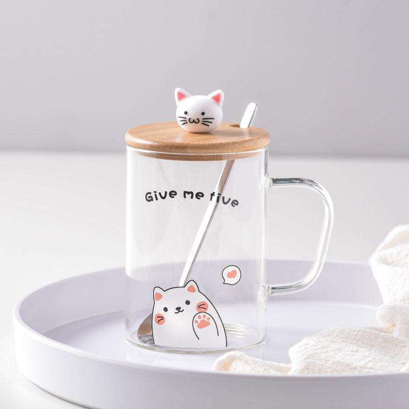 Cat/Unicorn Mug with Spoon