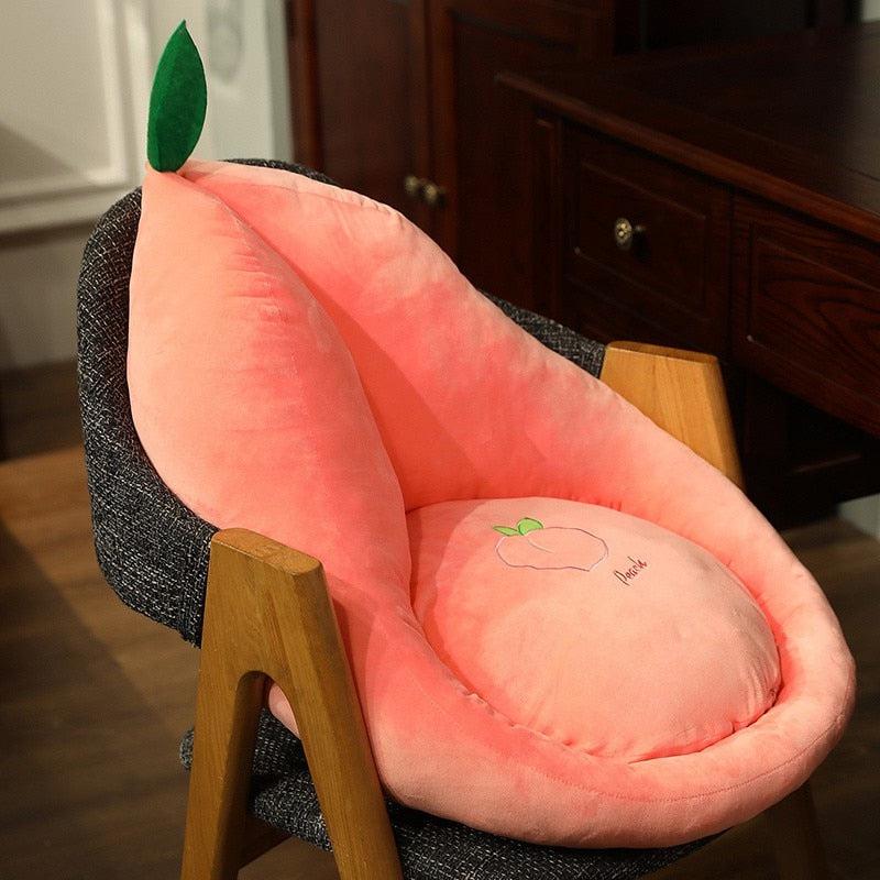 Fruit, Vegetables and Other Plush Chair Cushion