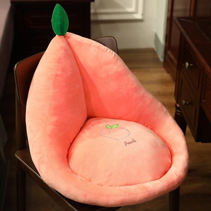 Fruit, Vegetables and Other Plush Chair Cushion
