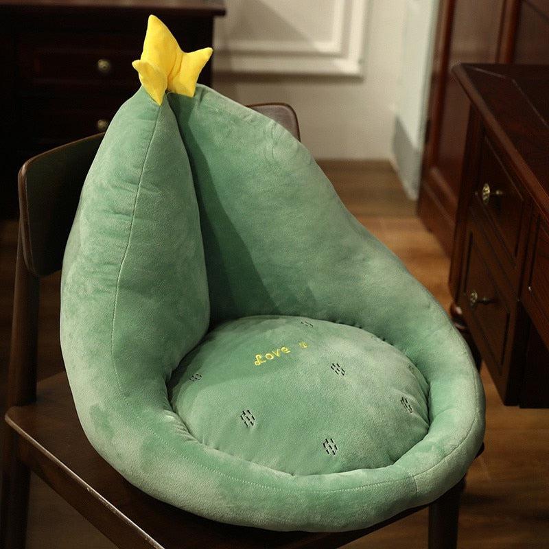 Fruit, Vegetables and Other Plush Chair Cushion