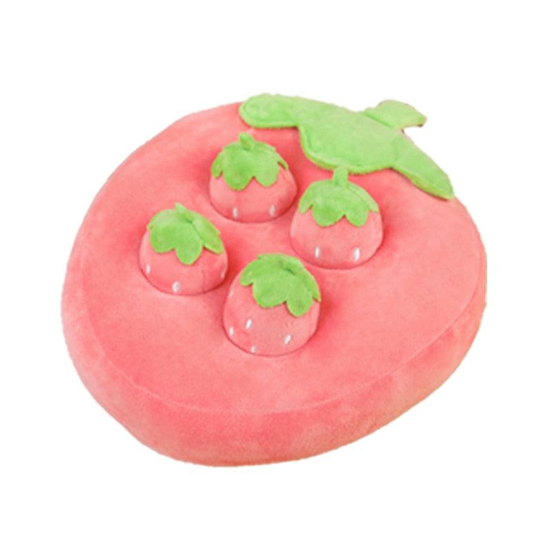 Fruit/Vegetables Plush Dog Toy