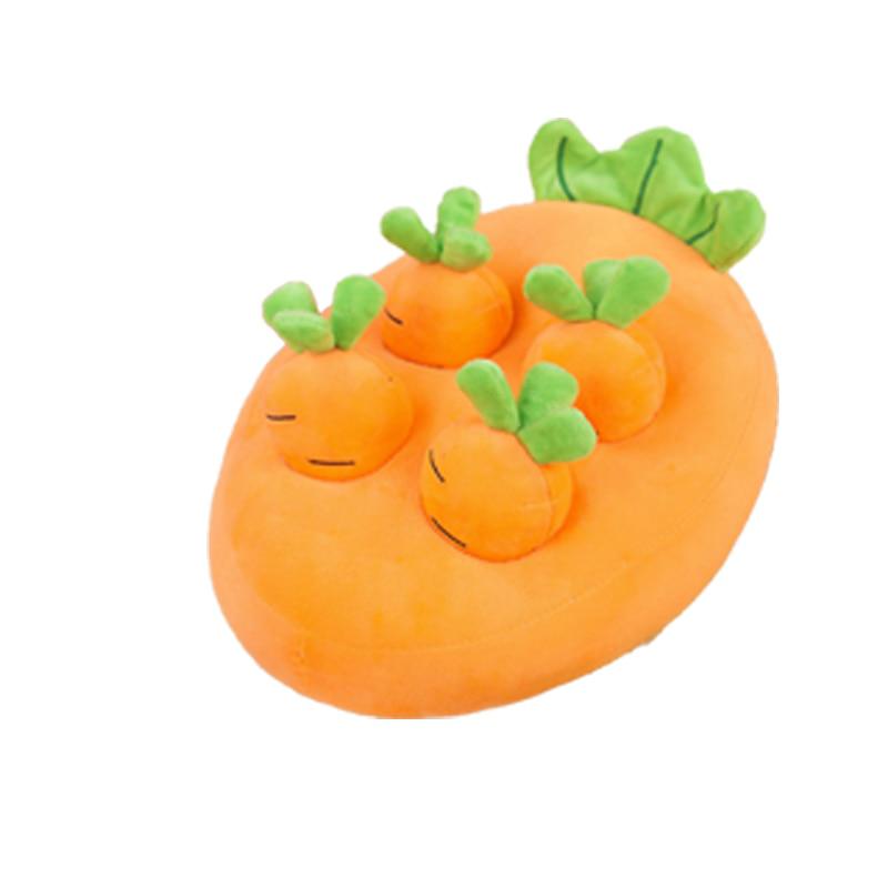 Fruit/Vegetables Plush Dog Toy