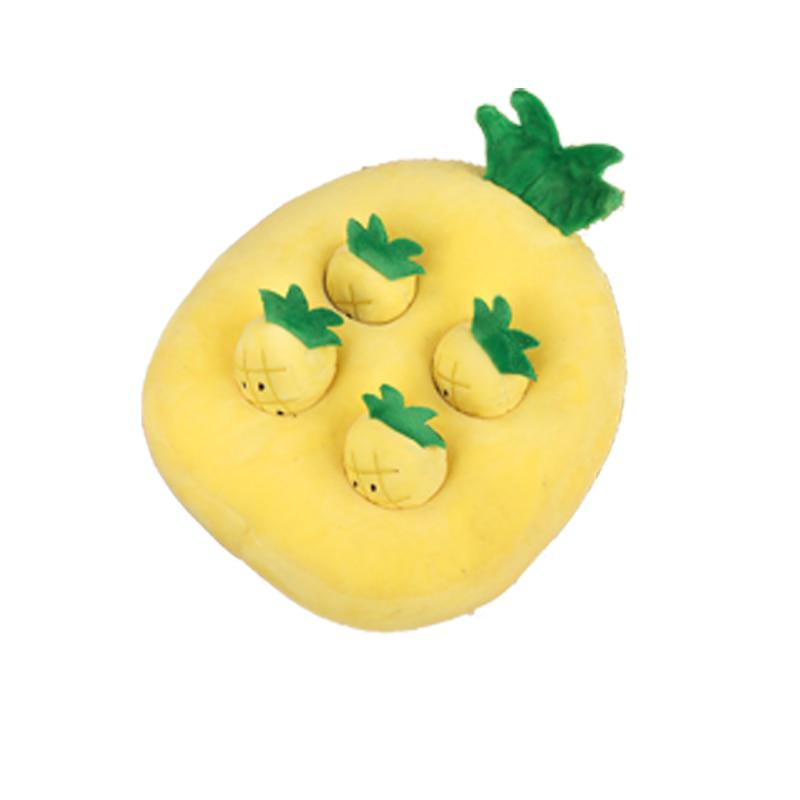 Fruit/Vegetables Plush Dog Toy – Comfy Morning