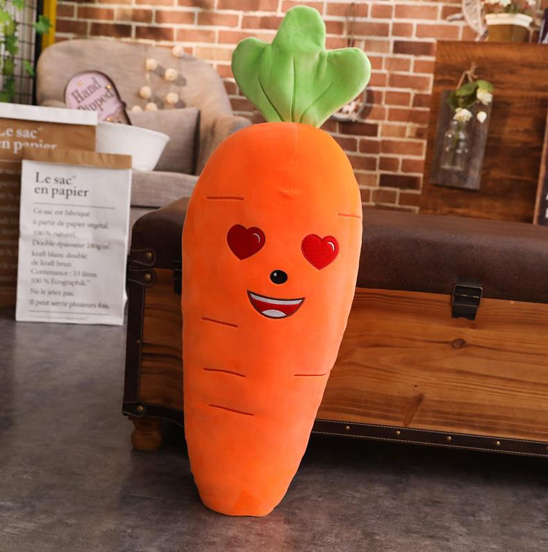 Giant Carrot Emoji Plush