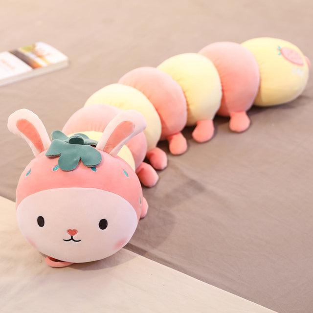 Giant Fruity Animal Caterpillar Plush