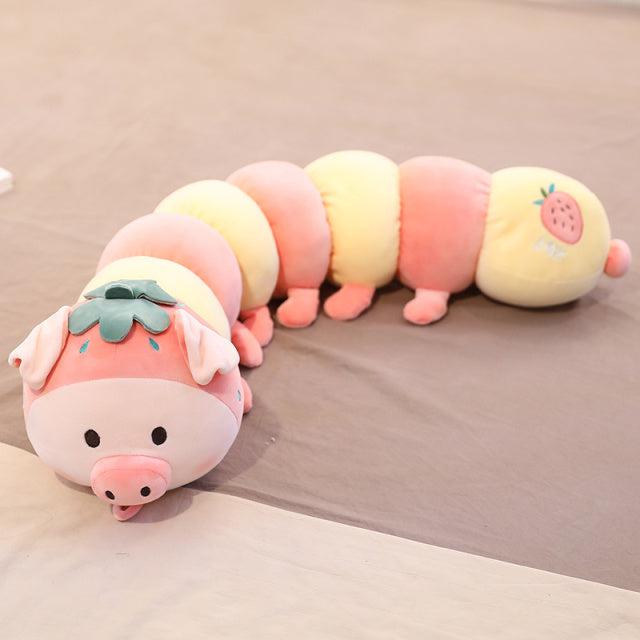 Giant Fruity Animal Caterpillar Plush