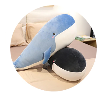 Giant Orca Whale Plush