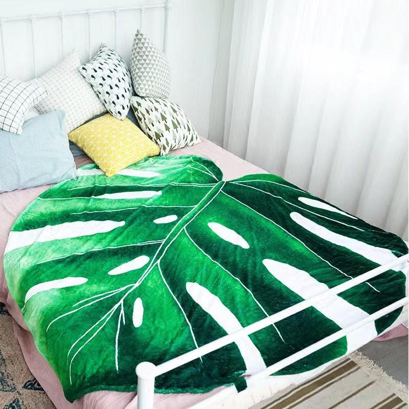 Giant Polyester Leaf Blanket