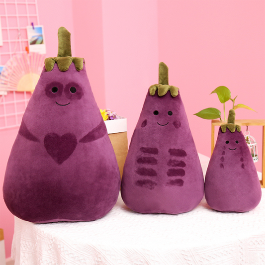 Kawaii Eggplant Plush