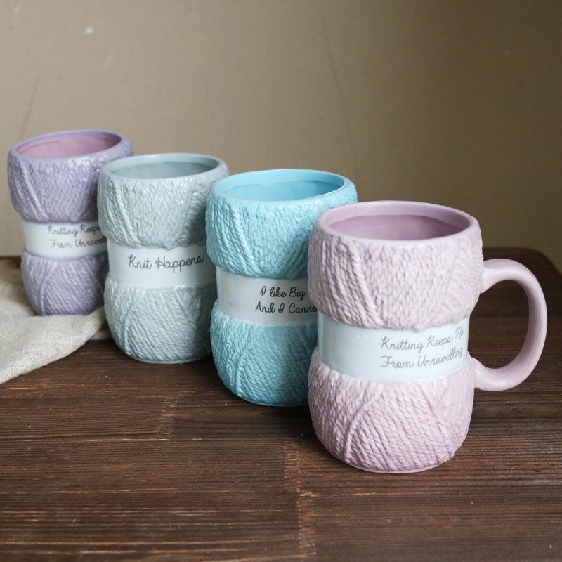 Knitting & Crocheting Yarn Mug