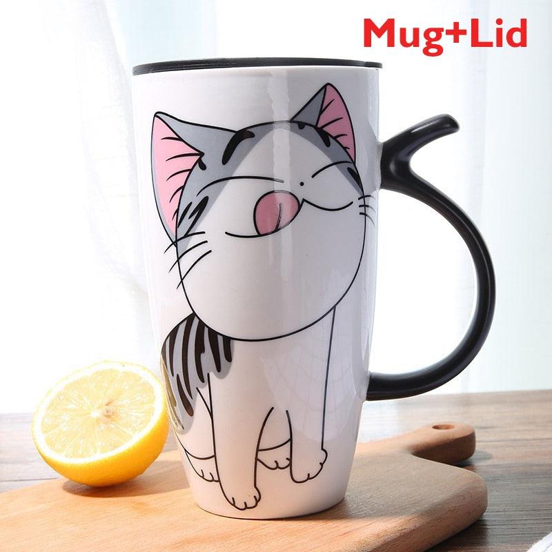 Large Cat Ceramic Mug