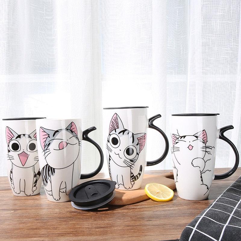 Large Cat Ceramic Mug