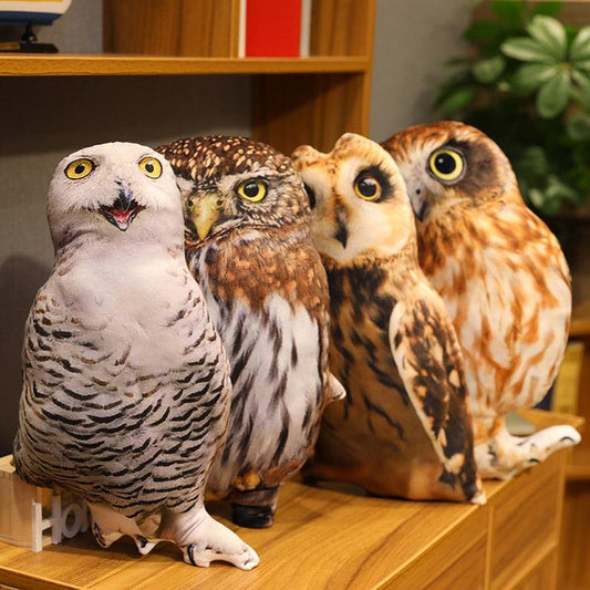 Realistic Owl Plush