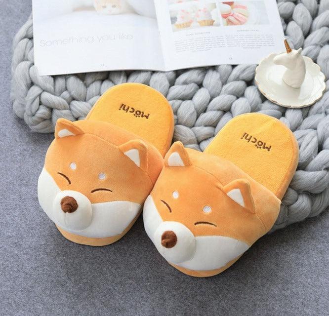 Shiba Inu & Husky Slippers