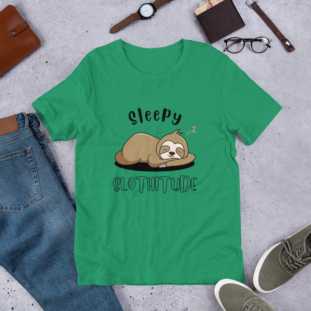 Sleepy Slothitude Unisex T-Shirt