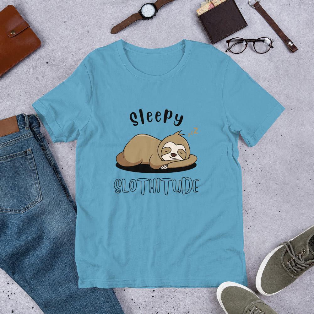 Sleepy Slothitude Unisex T-Shirt