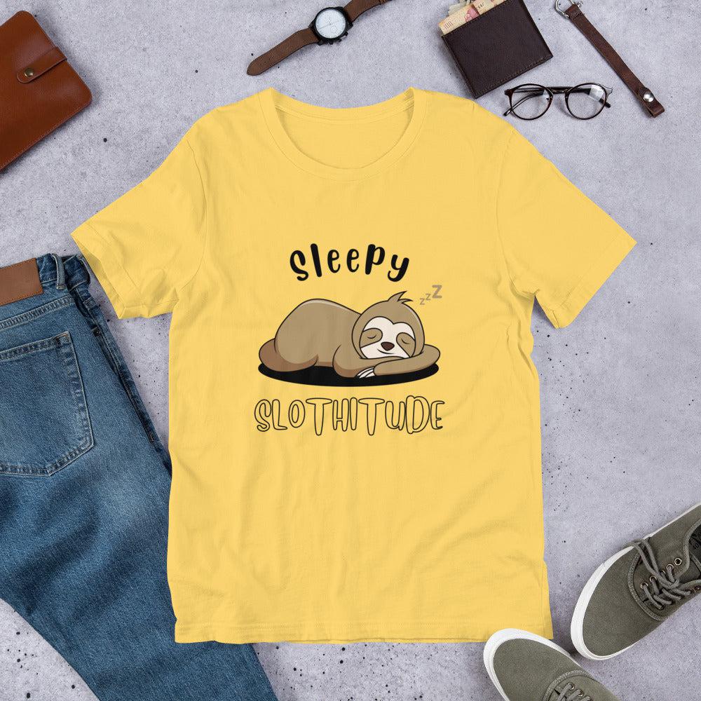 Sleepy Slothitude Unisex T-Shirt