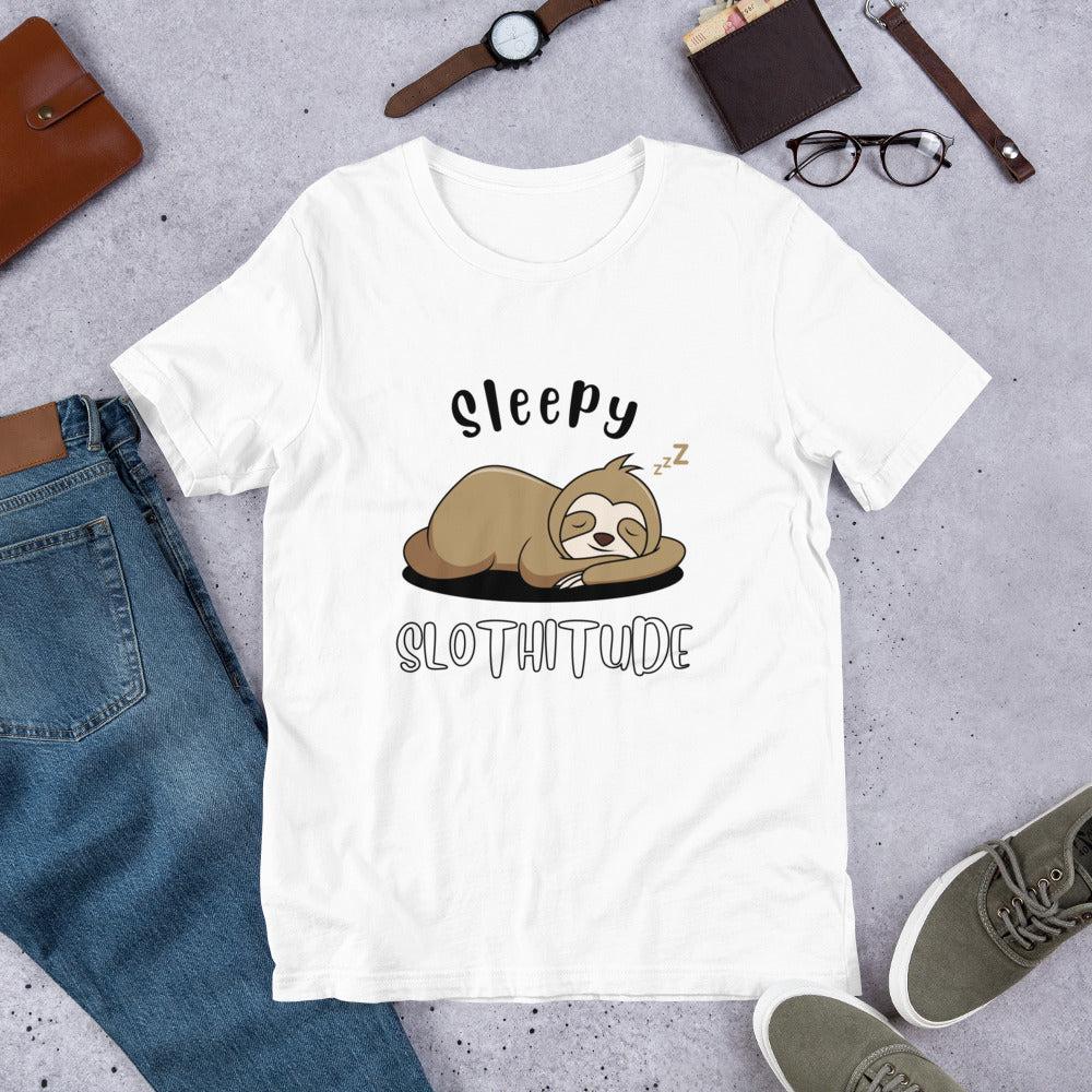 Sleepy Slothitude Unisex T-Shirt