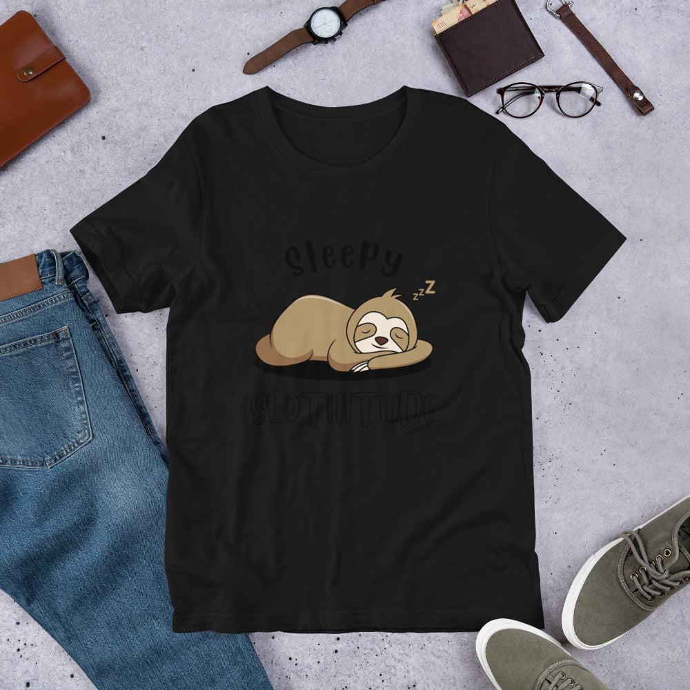 Sleepy Slothitude Unisex T-Shirt