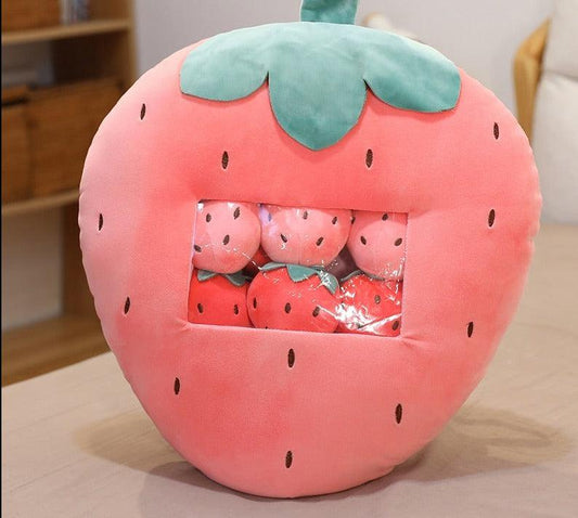 Strawberry Plush Bag