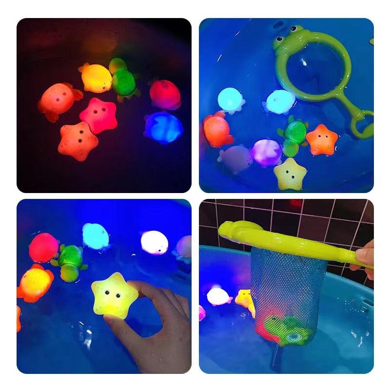 Waterproof LED Light Up Bath Toys